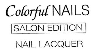 COLORFUL NAILS SALON EDITION NAIL LACQUER logo