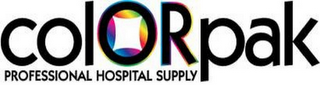 COLORPAK PROFESSIONAL HOSPITAL SUPPLY logo