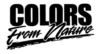 COLORS FROM NATURE logo