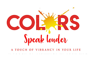 COLORS SPEAK LOUDER A TOUCH OF VIBRANCY IN YOUR LIFE logo