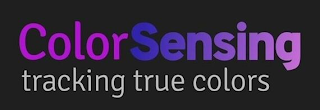 COLORSENSING TRACKING TRUE COLORS logo