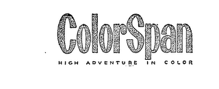 COLORSPAN HIGH ADVENTURE IN COLOR logo