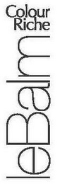 COLOUR RICHE LE BALM logo