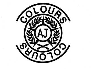 COLOURS AJ COLOURS logo