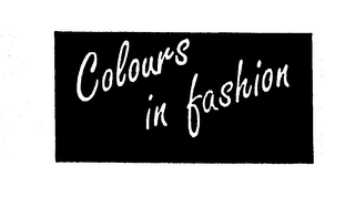 COLOURS IN FASHION logo