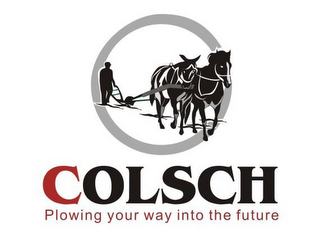 COLSCH PLOWING YOUR WAY INTO THE FUTURE logo
