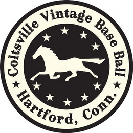COLTSVILLE VINTAGE BASE BALL HARTFORD, CONN. logo