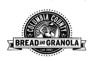 COLUMBIA COUNTY BREAD AND GRANOLA EST. 2008 logo