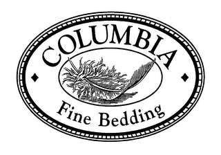 COLUMBIA FINE BEDDING logo