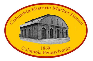 COLUMBIA HISTORIC MARKET HOUSE 1869 COLUMBIA PENNSYLVANIA logo