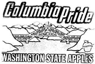 COLUMBIA PRIDE WASHINGTON STATE APPLES WASHINGTON logo