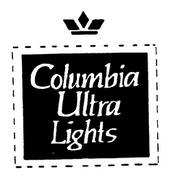 COLUMBIA ULTRA LIGHTS logo