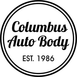 COLUMBUS AUTO BODY EST. 1986 logo