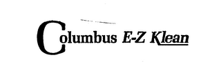 COLUMBUS E-Z KLEAN logo