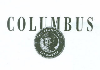 COLUMBUS SAN FRANCISCO SALUMERIA EST. 1917 logo