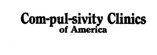 COM-PUL-SIVITY CLINICS OF AMERICA logo