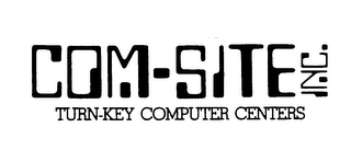 COM-SITE INC. TURN-KEY COMPUTER CENTERS logo