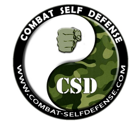 COMBAT SELF DEFENSE, CSD, WWW.COMBAT-SELFDEFENSE.COM logo