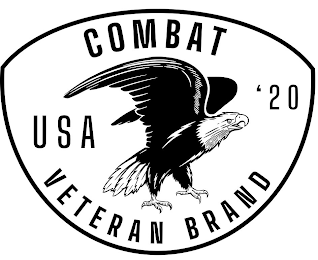 COMBAT VETERAN BRAND USA '20 logo