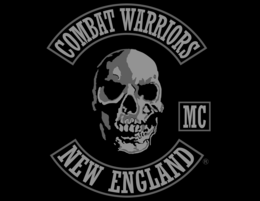 COMBAT WARRIORS, MC, NEW ENGLAND logo