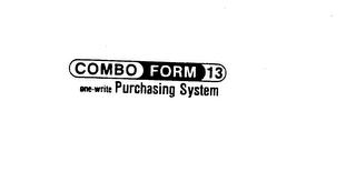 COMBO FORM 13 logo