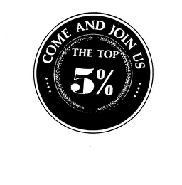 COME AND JOIN US THE TOP 5% logo