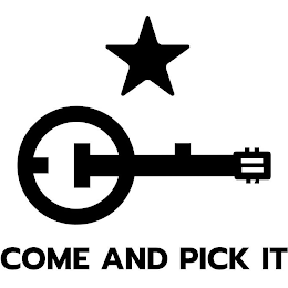 COME AND PICK IT logo