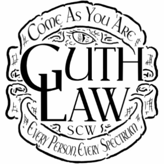 COME AS YOU ARE EVERY PERSON, EVERY SPECTRUM GUTH LAW SCW logo