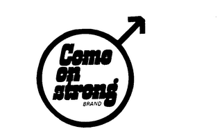 COME ON STRONG BRAND logo