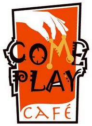 COME PLAY CAFE logo