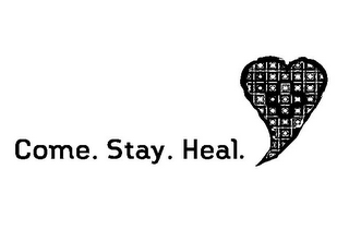 COME. STAY. HEAL. logo
