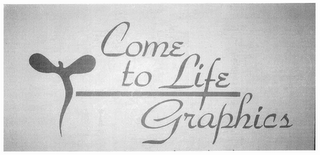 COME TO LIFE GRAPHICS (WINGED PERSONAGE)SPROUTING SEEDLING DESIGN logo