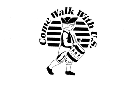 COME WALK WITH U.S. logo
