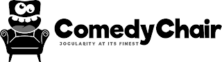 COMEDY CHAIR, JOCULARITY AT ITS FINEST logo
