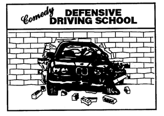 COMEDY DEFENSIVE DRIVING SCHOOL logo