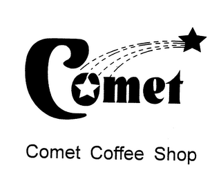 COMET COMET COFFEE SHOP logo