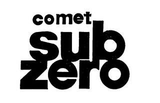 COMET SUB ZERO logo
