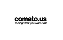 COMETO.US FINDING WHAT YOU WANT, FAST logo