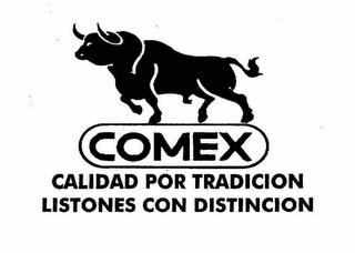COMEX CALIDAD POR TRADICION LISTONES CON DISTINCION logo