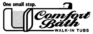 COMFORT BATH ONE SMALL STEP. WALK-IN TUBS logo