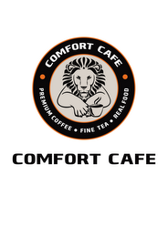 COMFORT CAFE PREMIUM COFFEE · FINE TEA · REAL FOOD logo