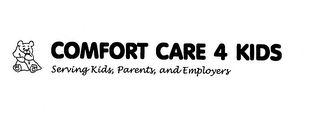 COMFORT CARE 4 KIDS SERVING KIDS, PARENTS, AND EMPLOYERS logo