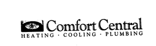 COMFORT CENTRAL HEATING COOLING PLUMBING logo