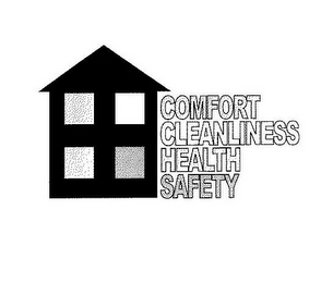 COMFORT CLEANLINESS HEALTH SAFETY logo