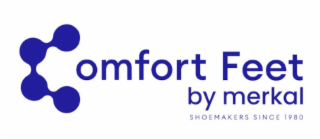 COMFORT FEET BY MERKAL SHOEMAKERS SINCE 1980 logo