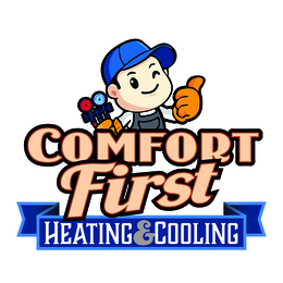 COMFORT FIRST HEATING & COOLING logo