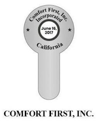 COMFORT FIRST, INC. INCORPORATED JUNE 16, 2017 CALIFORNIA COMFORT FIRST, INC. logo