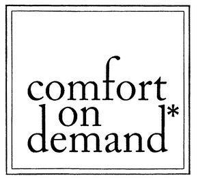 COMFORT ON DEMAND logo