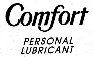 COMFORT PERSONAL LUBRICANT logo