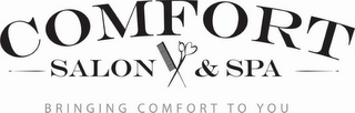 COMFORT SALON & SPA BRINGING COMFORT TOYOU logo